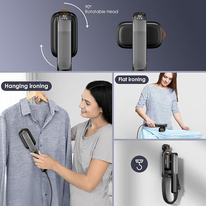 FEPPO Travel Steamer for Clothes, 110-240V Dual Voltage Portable Steamer & Iron - Image 7