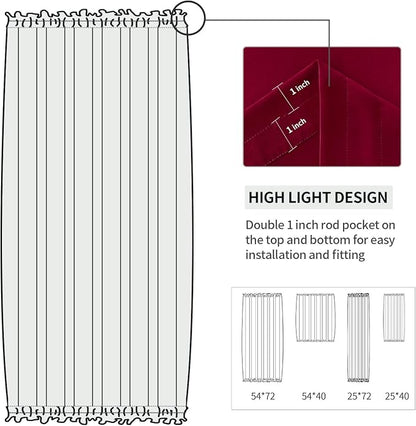 DWCN French Door Curtains - Image 3