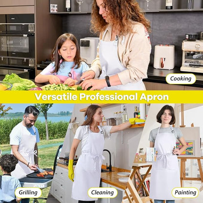 ROTANET Extra Large Apron for Men Adjustable Bib Aprons - Image 6