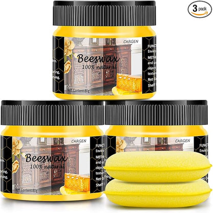 CARGEN 3 PCS Wood Seasoning Beewax Natural Beewax Traditional Wood Wax by CARGEN