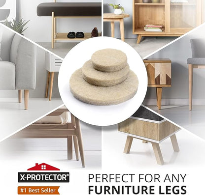 Felt Furniture Pads X-PROTECTOR 235 PCS Premium Furniture Pads - Image 2