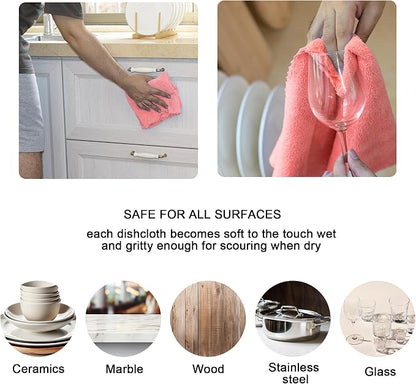 kimteny Kitchen Cloth Dish Towels, 13x28 Inches Premium Dishcloths, Super - Image 3