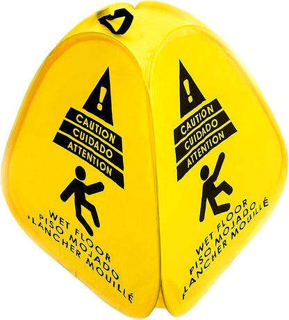 Kraken Sign Co - Pop-up Sign, Pop-up Caution Wet Floor Sign 16 inch by Kraken+Sign+Co.