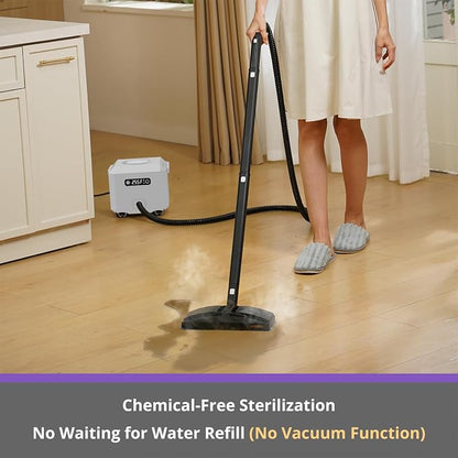 Steam Cleaner: 1650W, Fast 50-Sec Heat-Up-21-Piece Kit Refill Anytime-No - Image 2