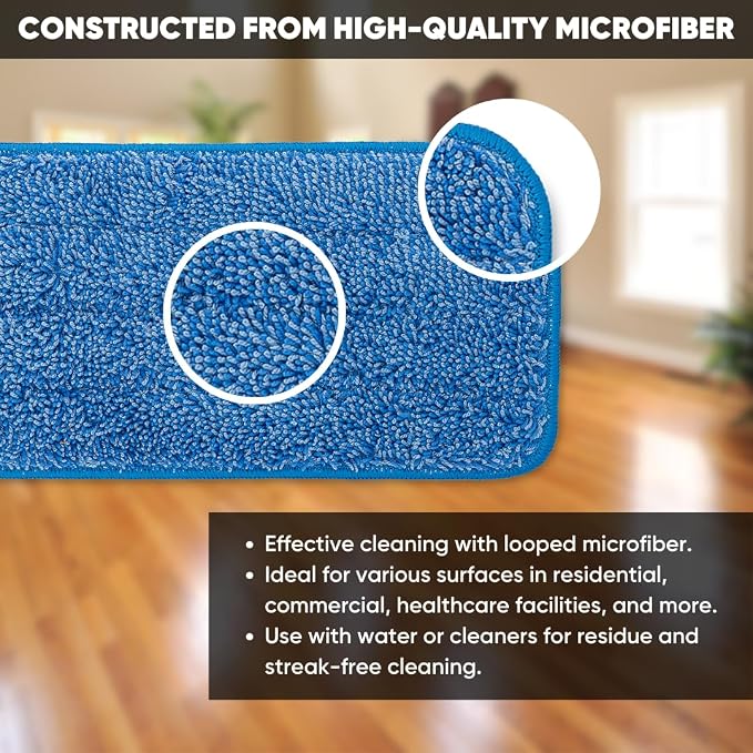 36" Microfiber Wet Mop Pad - Image 2