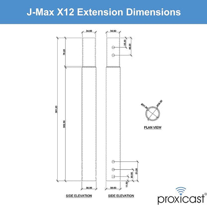 12 inch Stainless Steel Extension Pole - Image 7