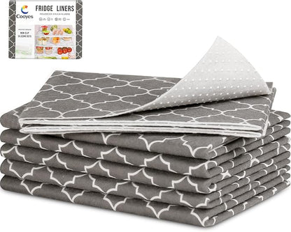Cooyes Drawer Liner for Shelf and Refrigerator, 2 in 1 Fridge Drawer Liners & by Cooyes