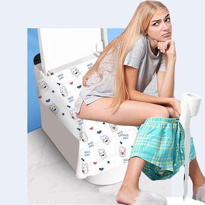 Disposable toilet seat cover, 30 Pack of oversized waterproof toilet seat paper - Image 6