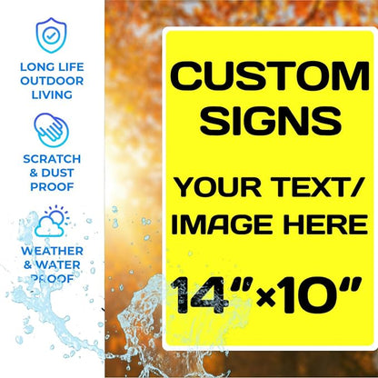 Personalized Aluminum Metal Signs - Image 3