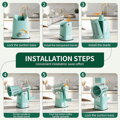 The CoveCarol rotary cheese grater comes - Image 4