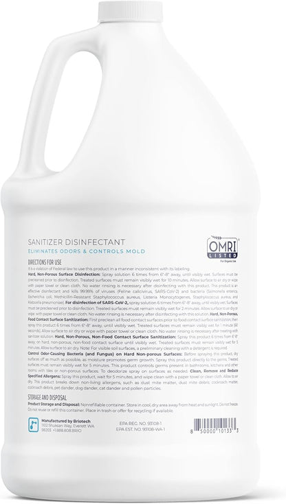 BRIOTECH Sanitizer Disinfectant Hypochlorous, Kill 99.99% of Viruses & Bacteria - Image 9
