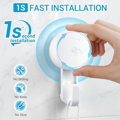LUXEAR Suction Hooks Powerful Vacuum Suction Shower Hook- Heavy Duty Hangers - Image 2