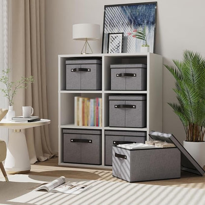 Storage Boxes, 15 x 9.8 x 8.3 Inch Baskets - Image 2