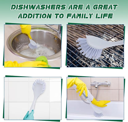 Hsei 20 Pcs Gray Kitchen Scrub Dish Brush Bulk - Image 4