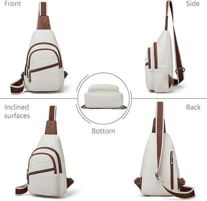 Sling Bag Crossbody Bags for Women Small Cross Body Bag Fanny Packs Chest Sling Purse for Daily Travel Leisure Sport