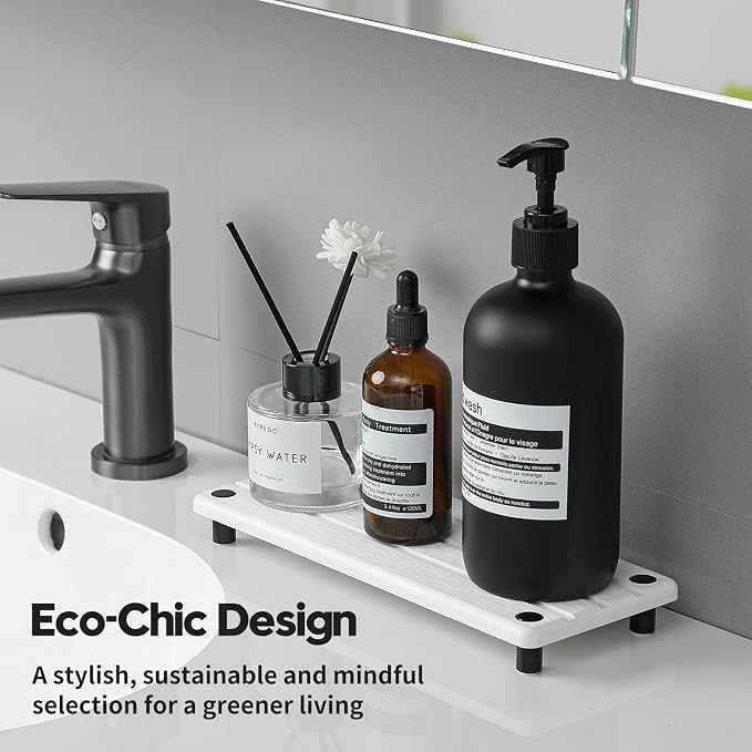 Instant Dry Sink Caddy Kitchen Sink Organizer, Quick Drying Diatomaceous Earth - Image 4