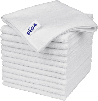 MR.SIGA Microfiber Cleaning Cloth, All-Purpose Microfiber Towels, Streak Free by MRSIGA