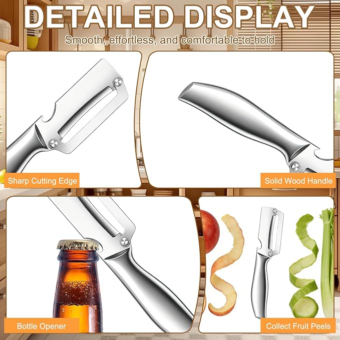 2pcs Multi-Functional Vegetable Peeler - Image 3