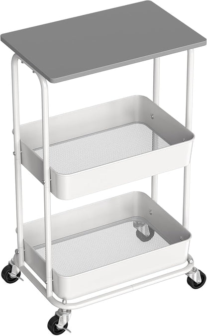 Simple Houseware 2-Tier Rolling Utility Cart by SimpleHouseware