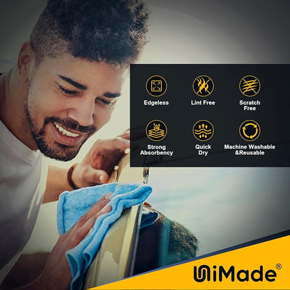 Shop Towels, 24 Pack Commercial Grade Shops Rags Microfiber Towel - Image 3