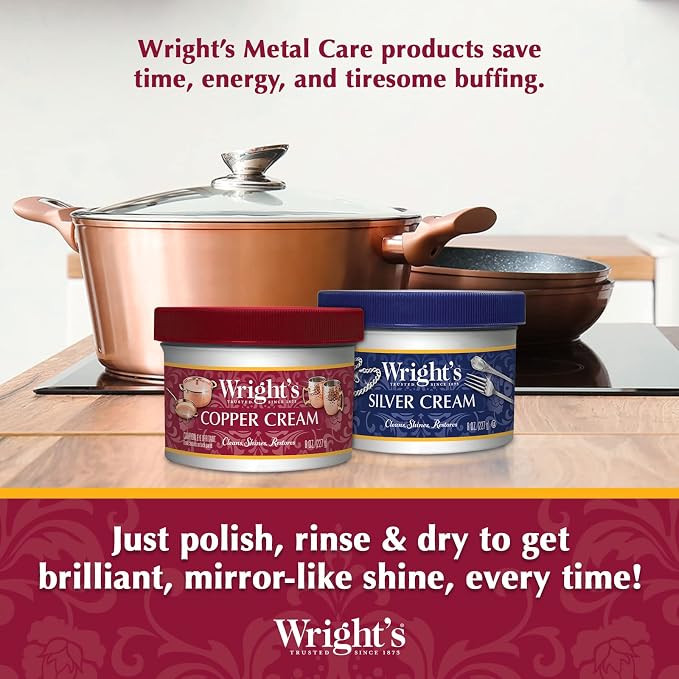 Wright's by Weiman Cream Copper and Brass Cleaner - Image 7