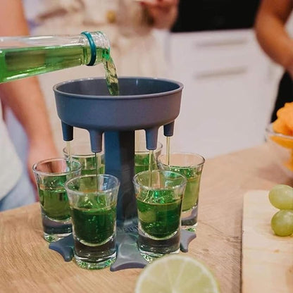 Shot Glasses Dispenser, 6 Way Shot Dispenser - Image 3