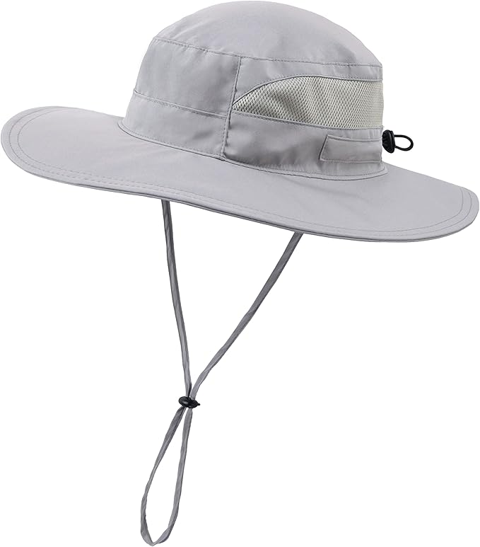 Connectyle Women's UPF 50+ Sun Hat UV Protection Wide Brim Bucket Hat Summer Beach Hats Fishing Hiking Outdoor Safari Hats