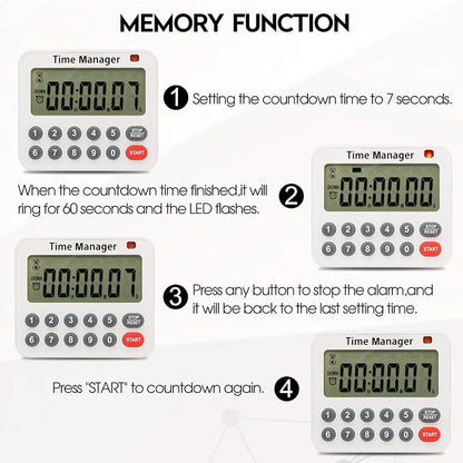 AIMILAR Magnetic Digital Kitchen Timer - Image 4