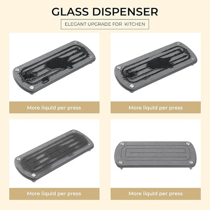 Kitchen Soap Dispenser Set - 16OZ Black Glass Bottle - Image 4