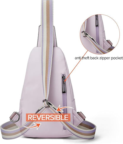 Sling Bag Crossbody Bags for Women Small Cross Body Bag Fanny Packs Chest Sling Purse for Daily Travel Leisure Sport