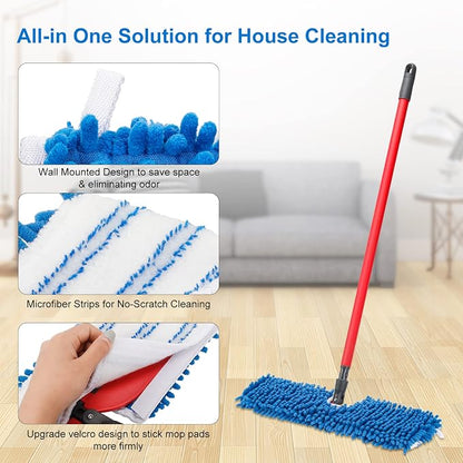 4 Pack Chenille Mop Heads Replacements Compatible - Image 5