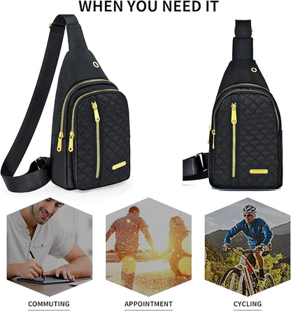 Small Sling Bag For Women Men Casual Crossbody Sling Backpack