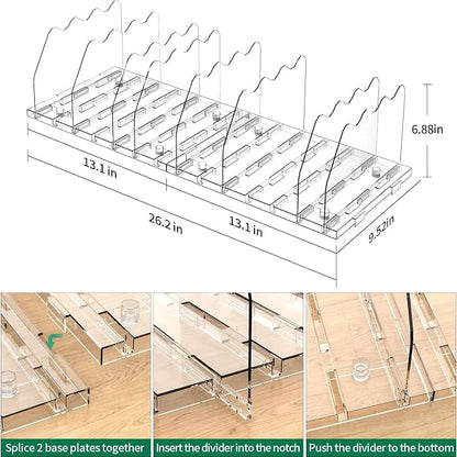 SPACEKEEPER Adjustable Shelf Divider - Image 2