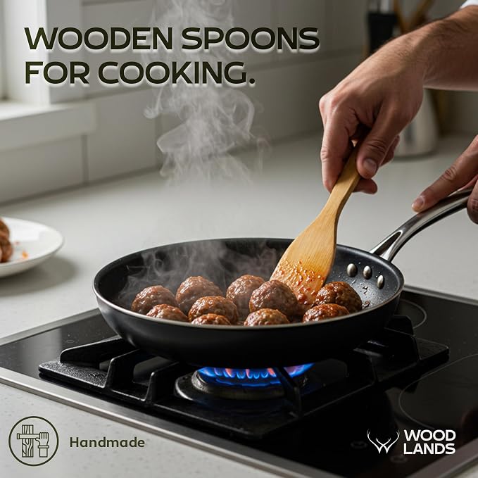 Cooking Gifts For Mom Wooden Spoons for Cooking 6-Piece - Image 5