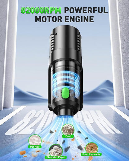 Handheld Car Vacuum Cleaner Cordless 18000PA, 2 in 1 Air Duster & Vacuum Cleaner - Image 7