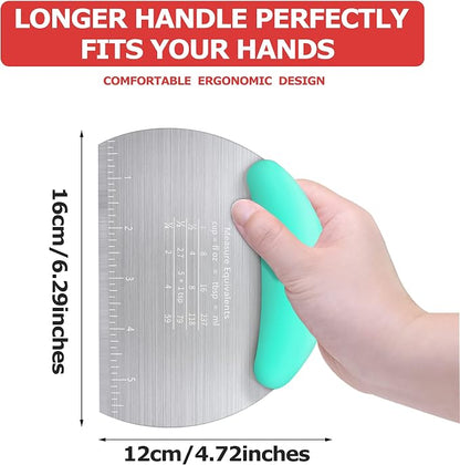 Pastry Cutter Dough Scraper Dough Cutter Scraper Tool Kitchen Pastry Blender - Image 5
