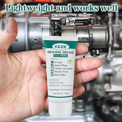 KEZE Silicone Grease Tube PTFE Synthetic Lubricant Sliding Door Grease - Image 8