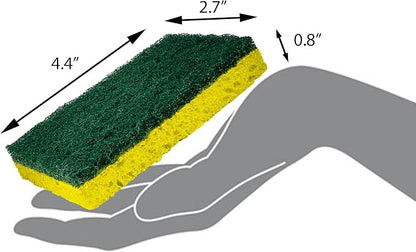 Amazon Basics Cleaning Sponges, Heavy Duty Scrub Sponges - Image 6