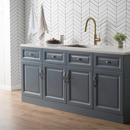 Kraus KHU111-25 Standart PRO 16 Gauge Undermount Single Bowl Stainless Steel Kitchen Sink, 25 Inch