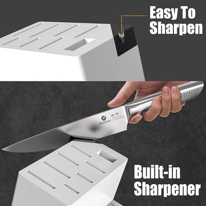 imarku® Knife Set, Japanese HC Stainless Steel 15 PCS Kitchen Knife Set - Image 3