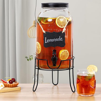 1.5 Gallon Glass Drink Dispensers - Image 6