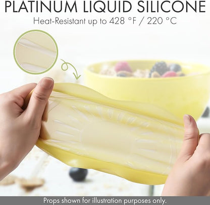 Reusable Silicone Stretchable Lids – 6‐Piece Multicolor Food Covers - Image 6