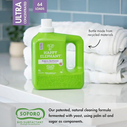 Happy Elephant Liquid Laundry Bundle, Natural Laundry Detergent & Fabric - Image 7