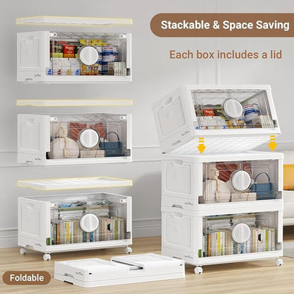 BROVIEW 480Qt Lockable Stackable Storage Bins - Image 9