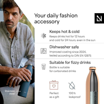 LARS NYSØM Stainless Steel Insulated XL Water Bottle 12oz 17oz 25oz 34oz 51oz | - Image 2