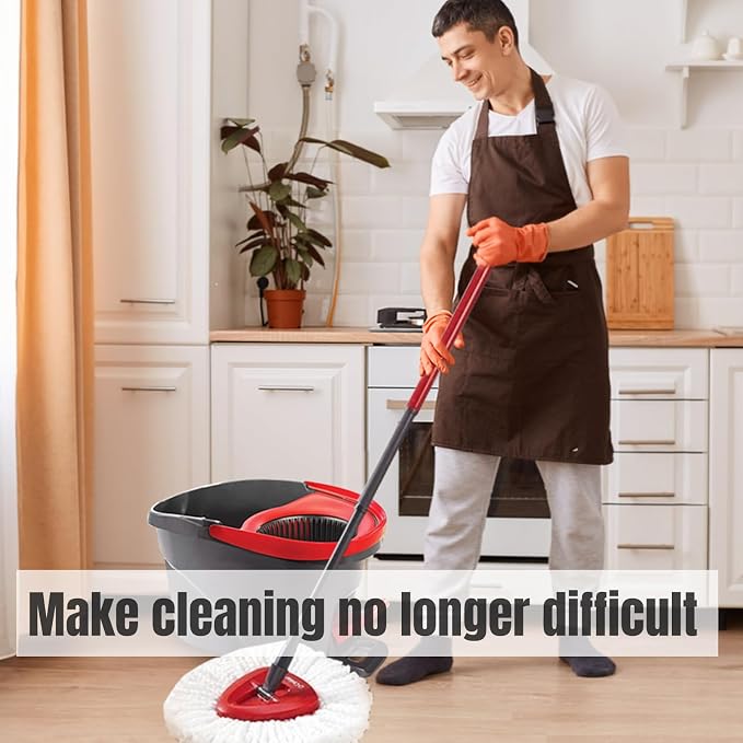 16Pcs Spin Mop Replacement Heads, Easy Cleaning Spin Mop Heads, Deep Clean - Image 6