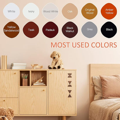 SEISSO Wood Scratch Repair Kit, 12 Colors Wood Filler Putty - Image 4