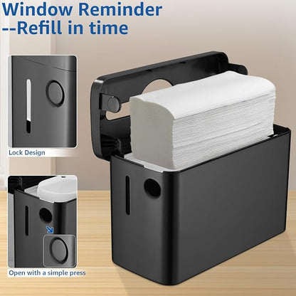 Paper Towel Dispenser Countertop, Hand Towel Dispenser, Commercial Paper Towel - Image 4