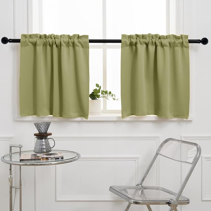 Pickluc Cafe Half Window Curtain by PICKLUC