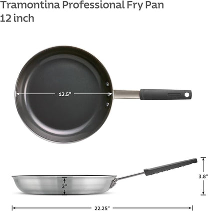 Tramontina Professional 12-Inch Non Stick Large Frying Pan, Heavy-Gauge - Image 3